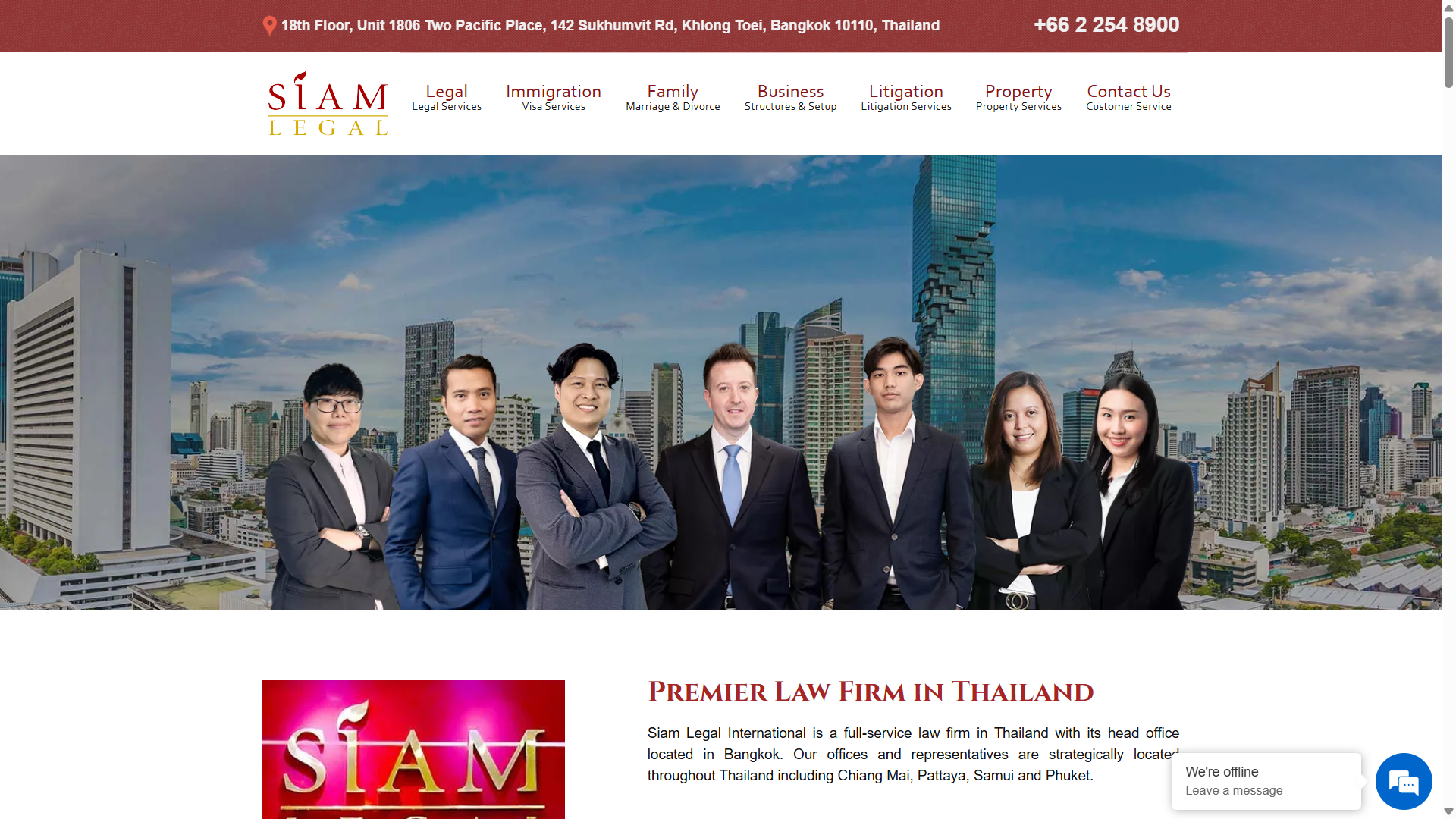 Siam Legal — original site